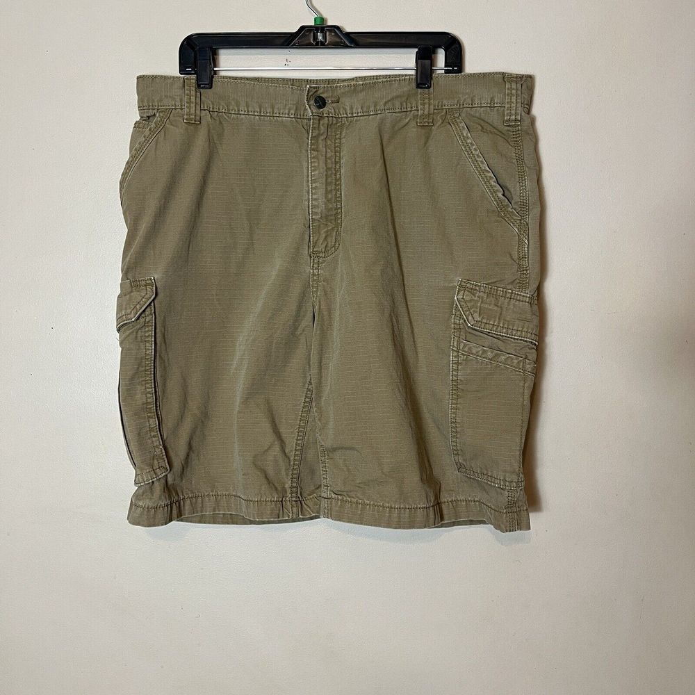 Carhartt Force Pockets Cargo Cotten Shorts Mens Size 40 Beige GUC!